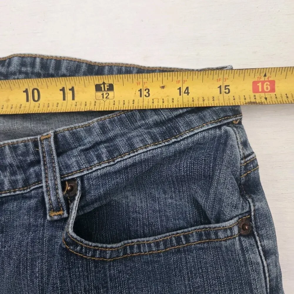 Vintage Polo Jeans Co Ralph Lauren Women's Jeans Size 10x32 Blue Denim Kelly